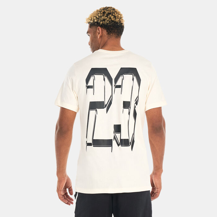 Jordan Men's Brand Graphic T-Shirt Ivory Jordan Men's Brand Graphic T-Shirt Ivory image number 1