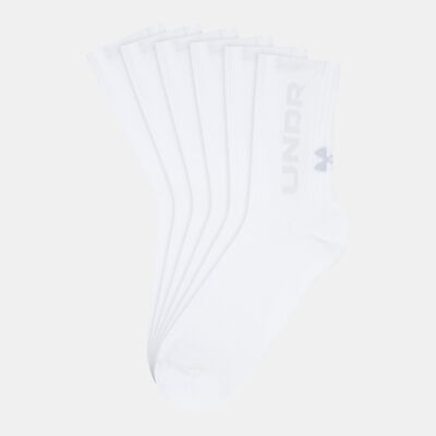 Under Armour 3-Maker Mid-Crew Socks (3 Pack) White Under Armour 3-Maker Mid-Crew Socks (3 Pack) White