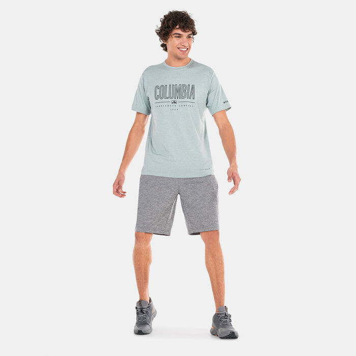 Columbia Men's Tech Trail Front Graphic T-Shirt Green Columbia Men's Tech Trail Front Graphic T-Shirt Green image number 2