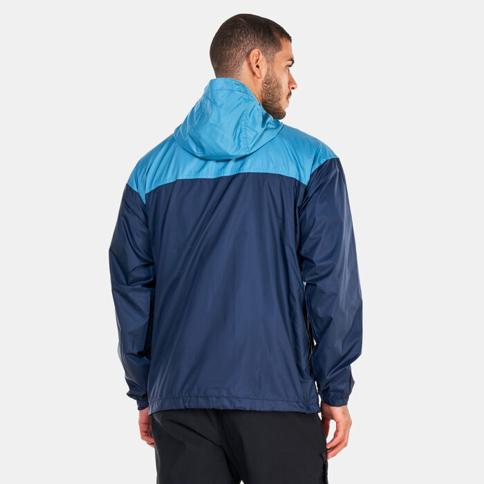 Columbia Men's Flash Challenger™ Lined Windbreaker Jacket Blue Columbia Men's Flash Challenger™ Lined Windbreaker Jacket Blue image number 1