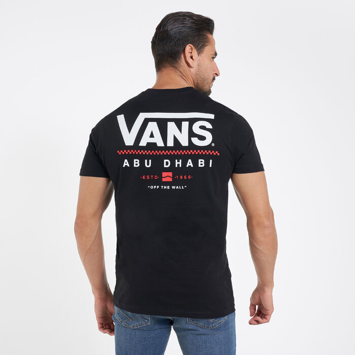 Vans Men's Abu Dhabi City T-Shirt Black Vans Men's Abu Dhabi City T-Shirt Black image number 1