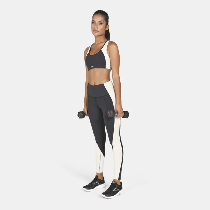 Reebok Women's Lux Racerback Sports Bra Black Reebok Women's Lux Racerback Sports Bra Black image number 2