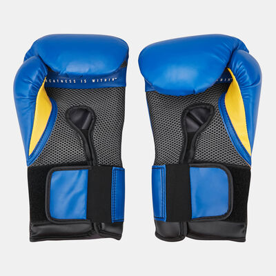 Everlast Elite Pro Style Leather Training Boxing Gloves (16 Oz) Blue