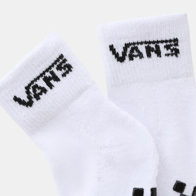 Vans Kids' Drop V Socks (2 Pairs) White Vans Kids' Drop V Socks (2 Pairs) White