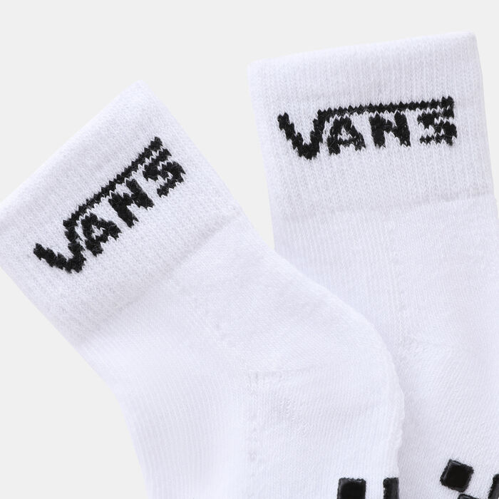 Vans Kids' Drop V Socks (2 Pairs) White Vans Kids' Drop V Socks (2 Pairs) White image number 1