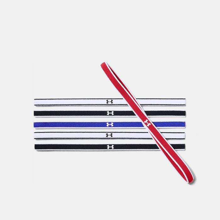 Under Armour Women's UA Mini Headbands (6 Pieces) Red Under Armour Women's UA Mini Headbands (6 Pieces) Red image number 0