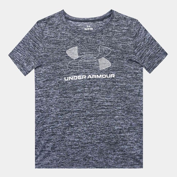 Under Armour Kids' UA Tech Twist T-Shirt Black Under Armour Kids' UA Tech Twist T-Shirt Black image number 0