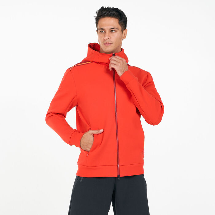 adidas Men's Z.N.E. Hooded Jacket Red adidas Men's Z.N.E. Hooded Jacket Red image number 0