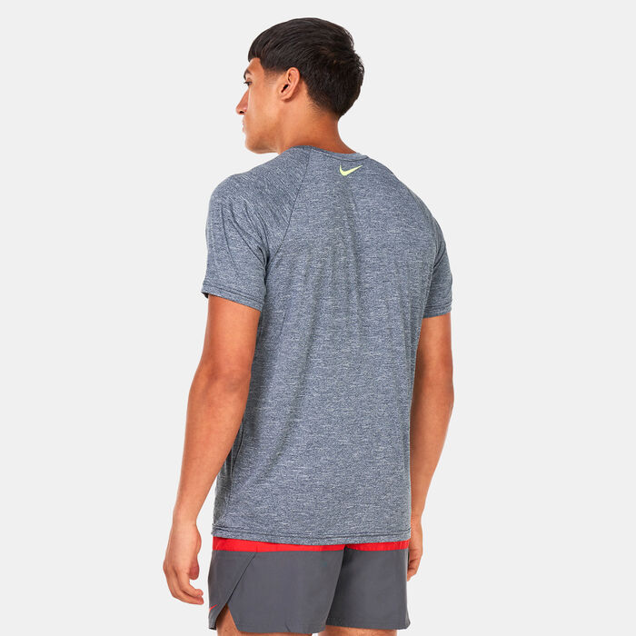 Nike Swim Men's Rashguard Black Nike Swim Men's Rashguard Black image number 1