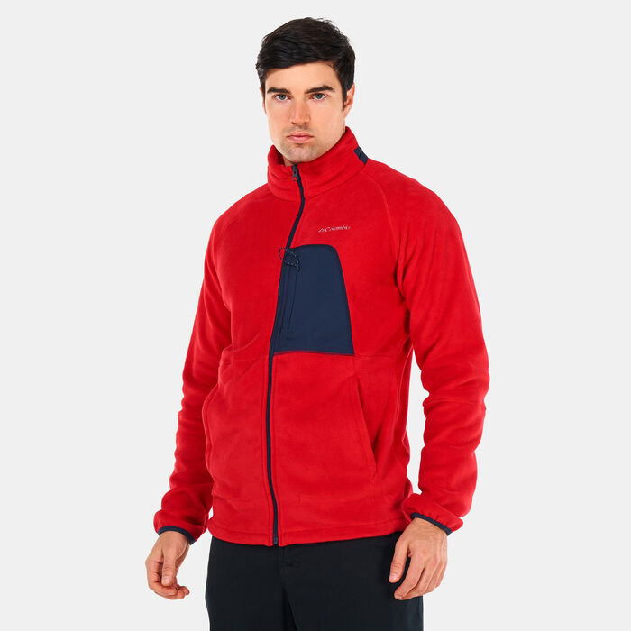 Columbia Men's Rapid Expedition™ Full Zip Fleece Jacket Red Columbia Men's Rapid Expedition™ Full Zip Fleece Jacket Red image number 0