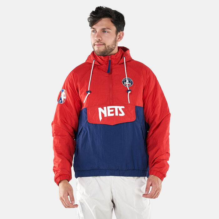 Nike Men's NBA Brooklyn Nets Courtside Premium Jacket Red Nike Men's NBA Brooklyn Nets Courtside Premium Jacket Red image number 0
