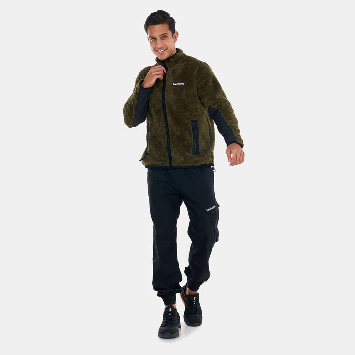 Timberland Men's High Pile Fleece Jacket Green Timberland Men's High Pile Fleece Jacket Green image number 2