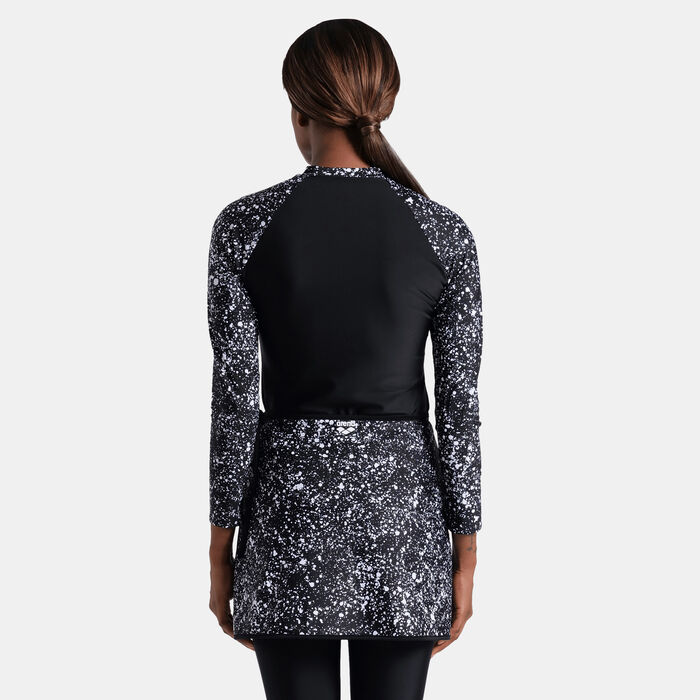 Arena Women's Modesty Swimming Skirt Black Arena Women's Modesty Swimming Skirt Black image number 1