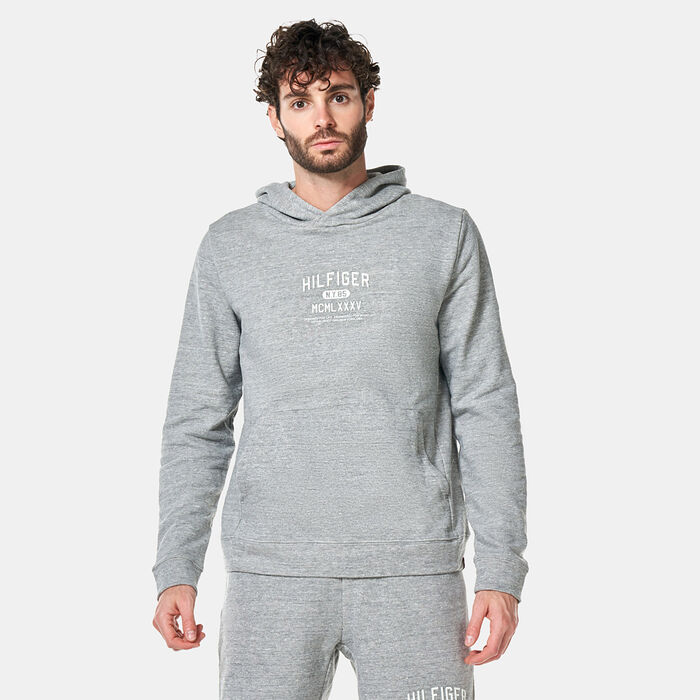 Tommy Hilfiger Men's Graphic Print Hoodie Grey image number 0