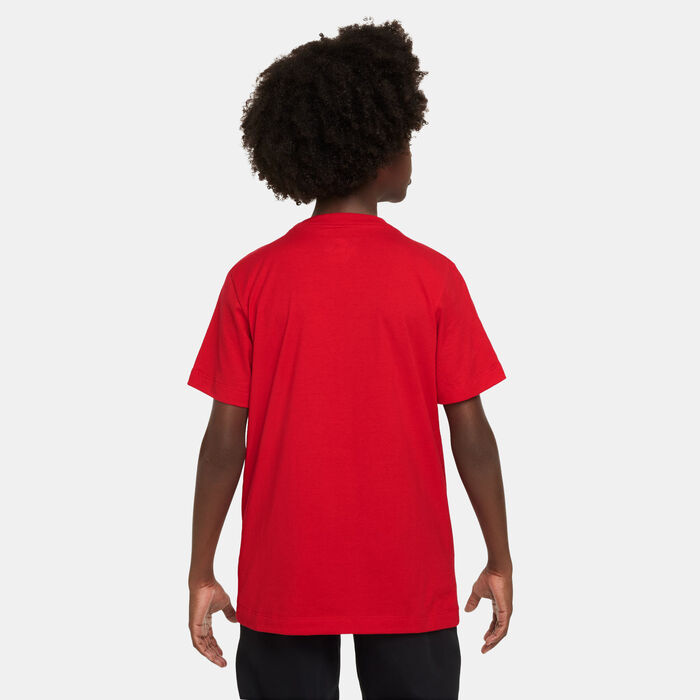 Nike Kids' Sportswear T-Shirt (Older Kids) Red Nike Kids' Sportswear T-Shirt (Older Kids) Red image number 1