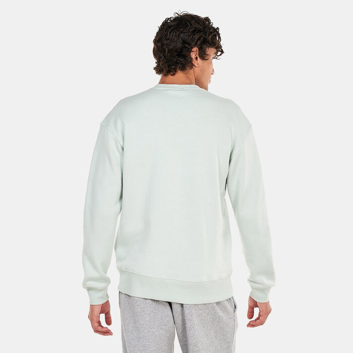 adidas Men’s Essentials Feelvivid Fleece Sweatshirts Green adidas Men’s Essentials Feelvivid Fleece Sweatshirts Green image number 1