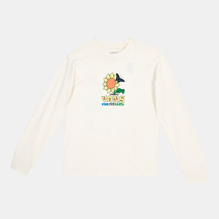 Vans Kids' Eco Positivity Long Sleeve T-Shirt (Older Kids) White Vans Kids' Eco Positivity Long Sleeve T-Shirt (Older Kids) White image number 0