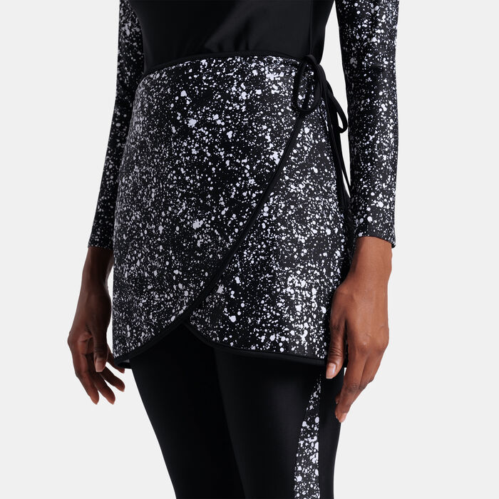 Arena Women's Modesty Swimming Skirt Black Arena Women's Modesty Swimming Skirt Black image number 4