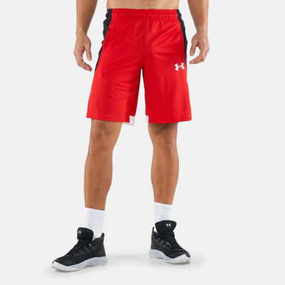 Under Armour Men's UA Baseline 10-Inch Shorts Red