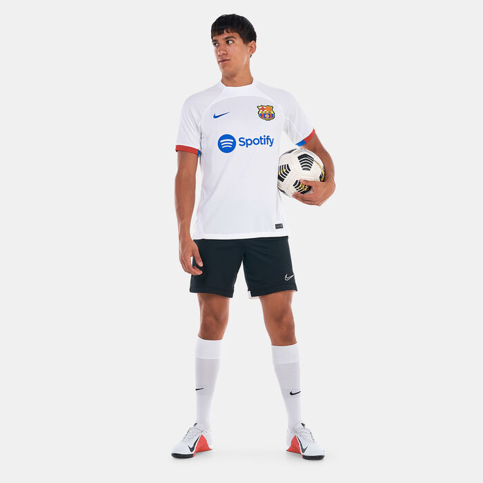Nike Men's Dri-FIT F.C. Barcelona Stadium Away Football Jersey - 2023/24 White Nike Men's Dri-FIT F.C. Barcelona Stadium Away Football Jersey - 2023/24 White image number 2