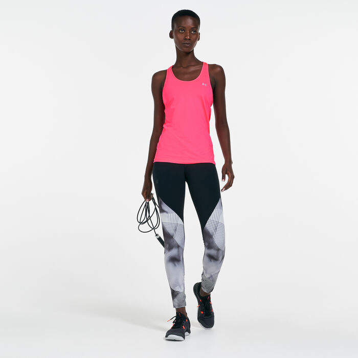 Under Armour Women's HeatGear® Armour Racer Training Tank Top Pink Under Armour Women's HeatGear® Armour Racer Training Tank Top Pink image number 2