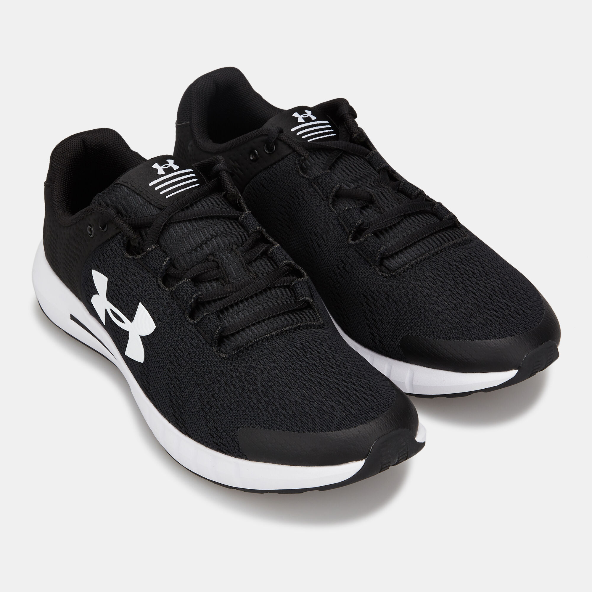 Under armour men's micro g pursuit running shoes black sale