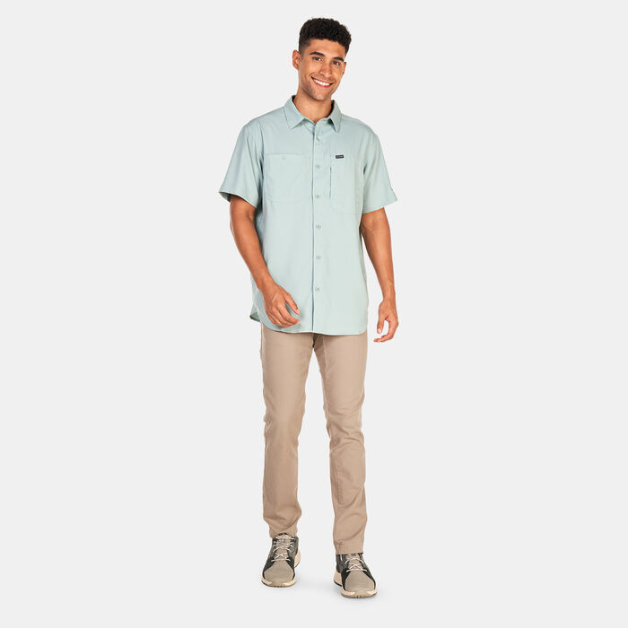 Columbia Men's Silver Ridge Utility Lite Hiking Shirt Green image number 2