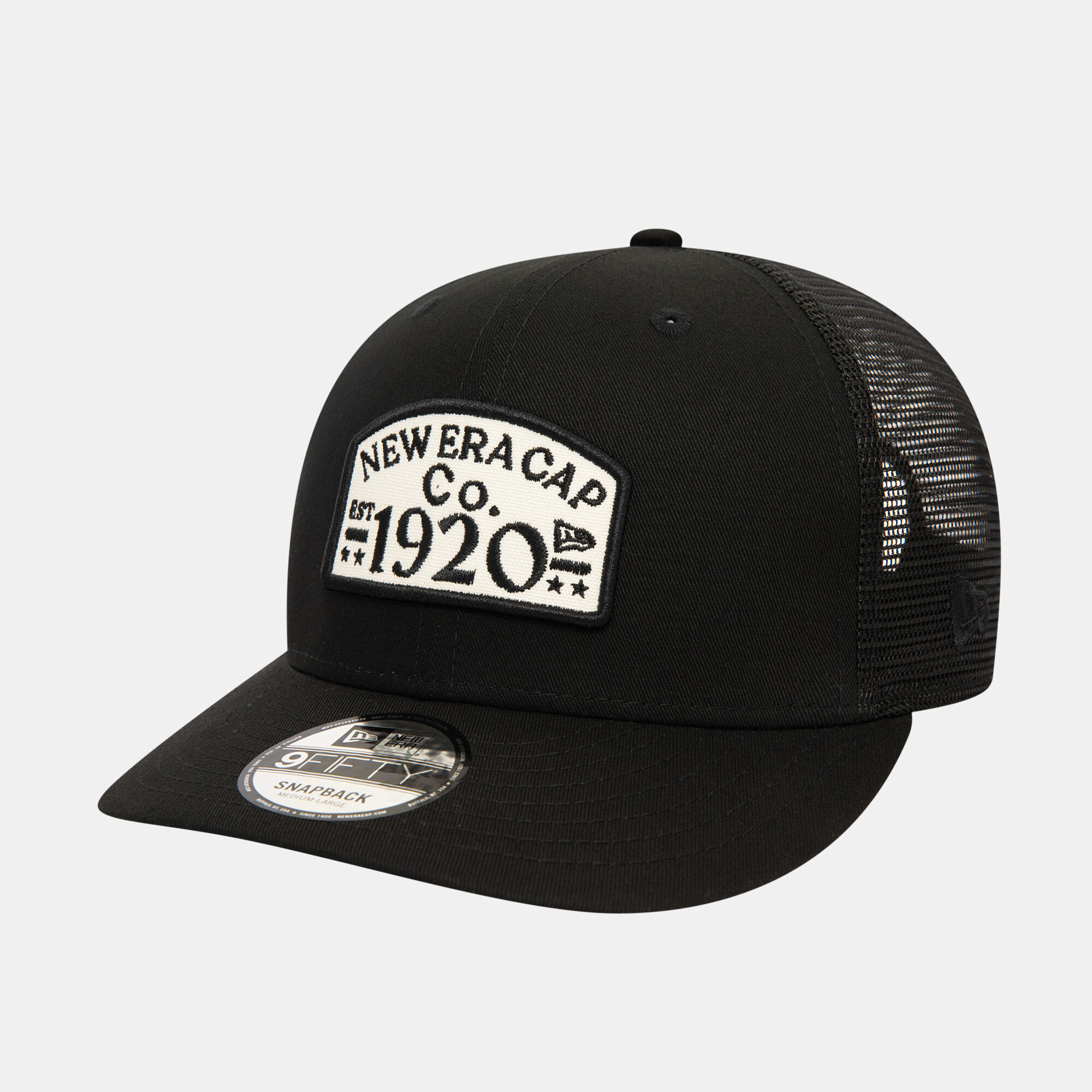 Men s Patch Copper 9FIFTY Trucker Cap Black New Era in Qatar SSS