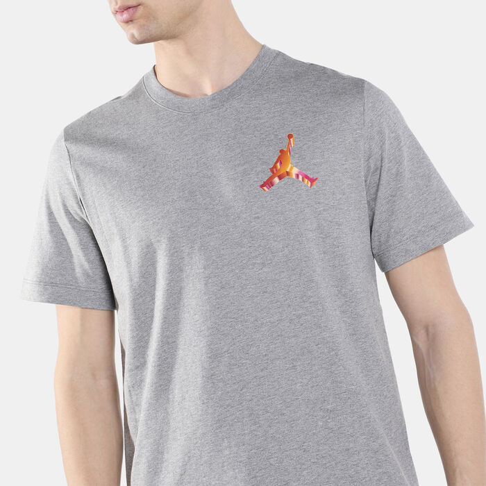 Jordan Men's Jumpman 3D T-Shirt Grey Jordan Men's Jumpman 3D T-Shirt Grey image number 3