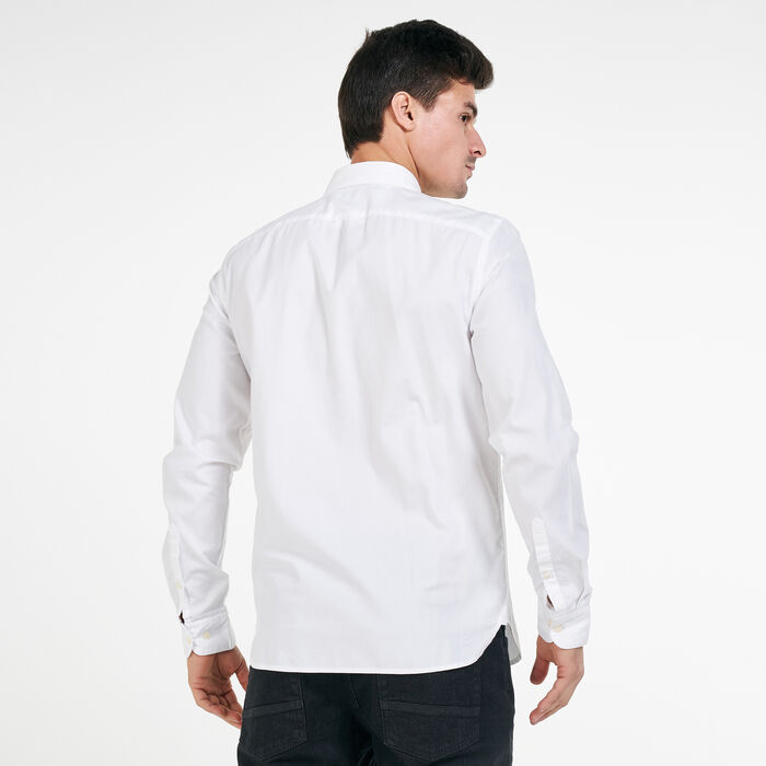 Timberland Men's Ela River Elevated Oxford Shirt White Timberland Men's Ela River Elevated Oxford Shirt White image number 1