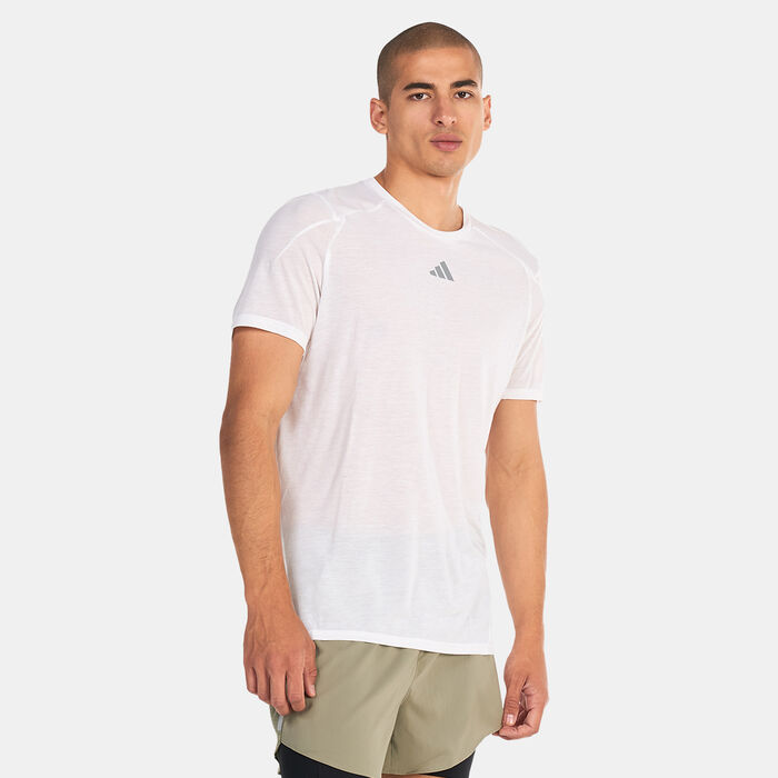 adidas Men's Win Confidence Running T-Shirt White adidas Men's Win Confidence Running T-Shirt White image number 0