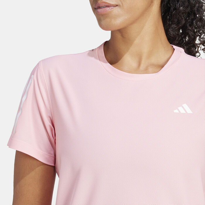 adidas Women's Own The Run T-Shirt Pink adidas Women's Own The Run T-Shirt Pink image number 4