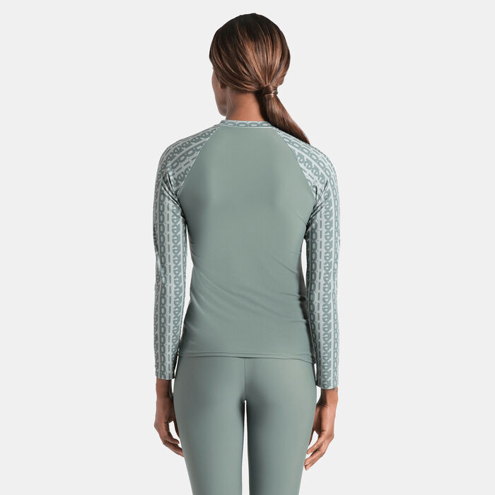 Arena Women's Modesty Long Sleeve Swimming Rashguard Multi image number 1