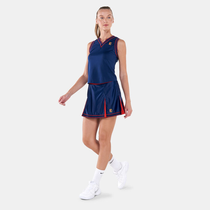 Nike Women's Court Dri-FIT Slam Skirt Blue Nike Women's Court Dri-FIT Slam Skirt Blue image number 2
