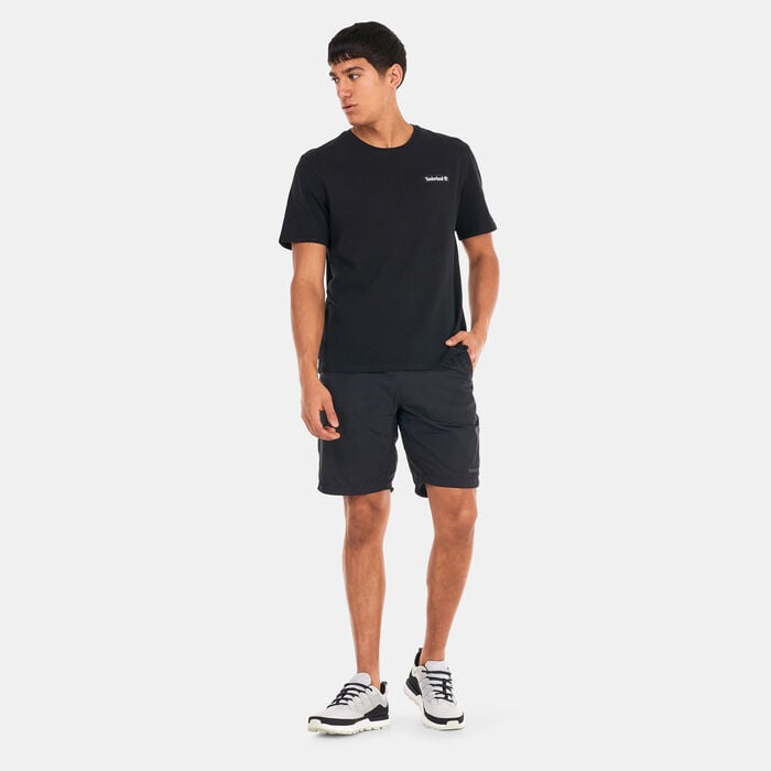 Timberland Men's Heavyeight Woven Badge Authentic T-Shirt Black Timberland Men's Heavyeight Woven Badge Authentic T-Shirt Black image number 2