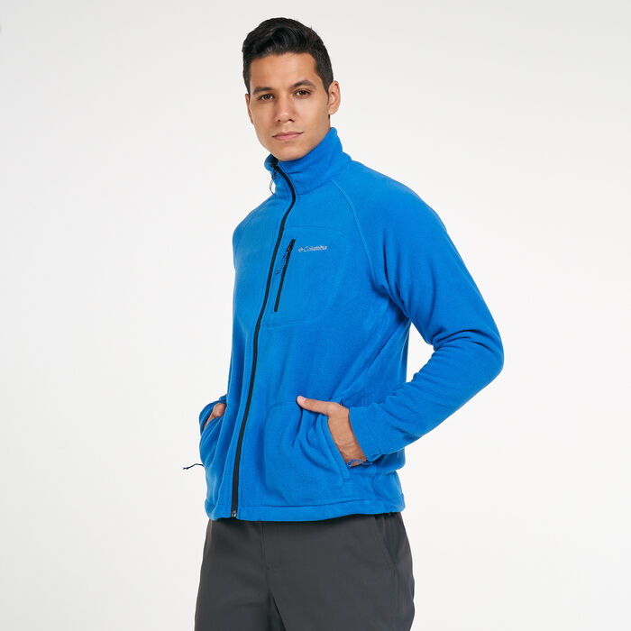 Columbia Men's Fast Trek™ II Full Zip Fleece Jacket Blue Columbia Men's Fast Trek™ II Full Zip Fleece Jacket Blue image number 0