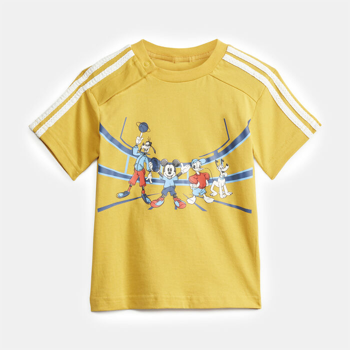adidas Kids' x Disney Mickey Mouse T-Shirt (Babies and Toddlers) yellow image number 0