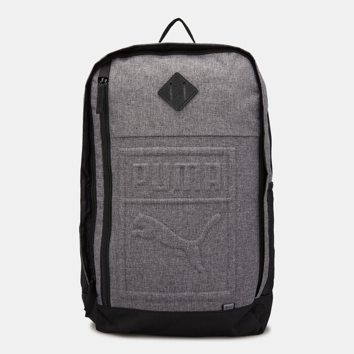 PUMA Men's Essential Backpack Grey PUMA Men's Essential Backpack Grey image number 0