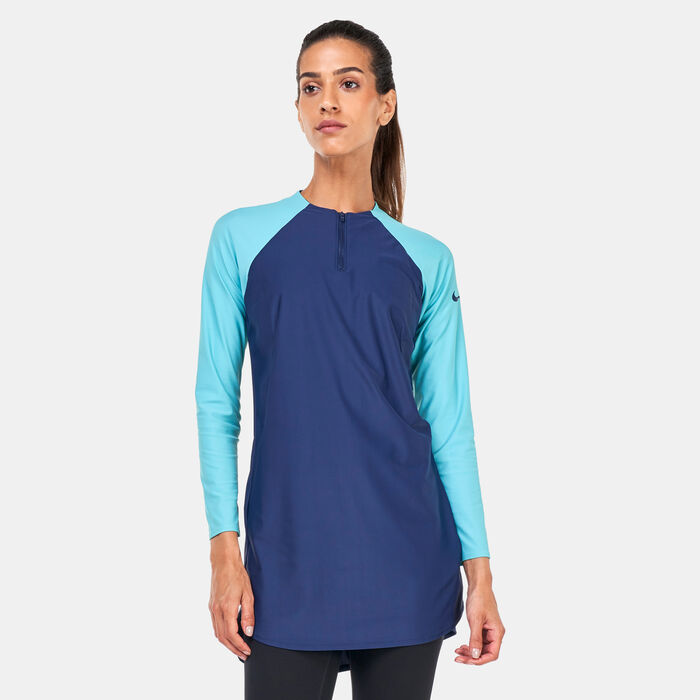 Nike Swim Women's Victory Swimming T-Shirt Green Nike Swim Women's Victory Swimming T-Shirt Green image number 0