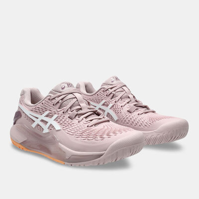 ASICS Women's GEL-RESOLUTION 9 Tennis Shoes Purple
