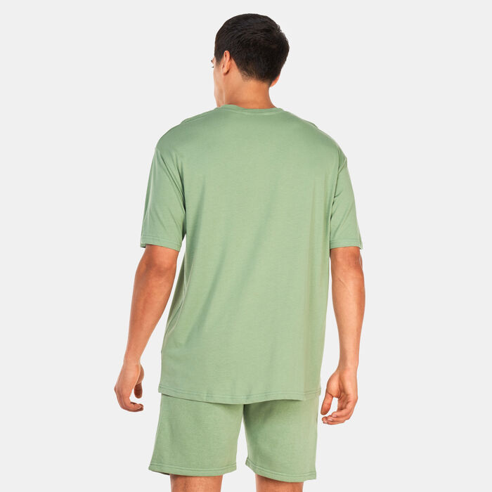 New Era New York Yankees MLB Stacked Logo Oversized T-Shirt Green New Era New York Yankees MLB Stacked Logo Oversized T-Shirt Green image number 1