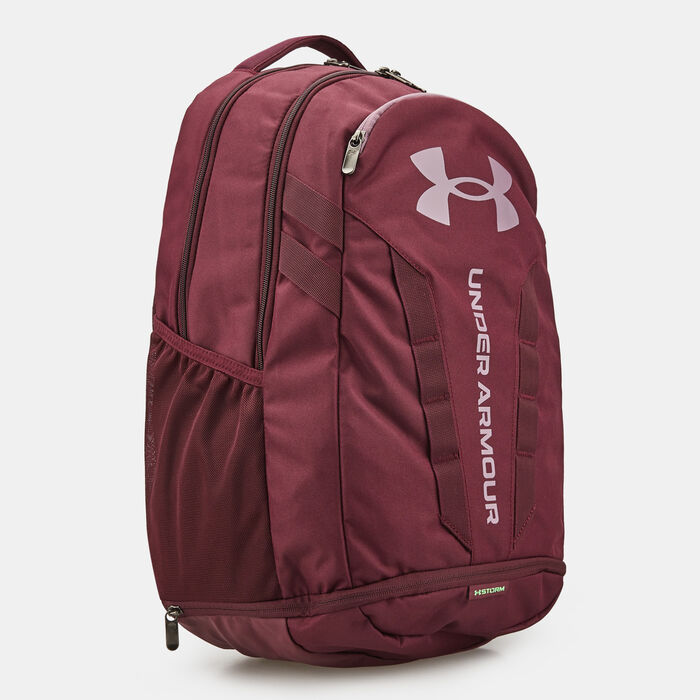 Under Armour UA Hustle 5.0 Backpack Red Under Armour UA Hustle 5.0 Backpack Red image number 2