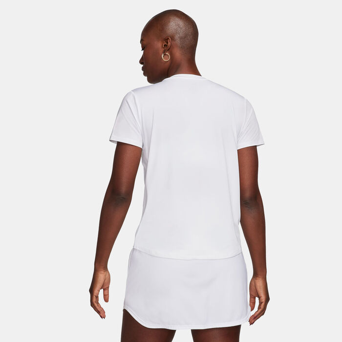 Nike Women's One Classic Dri-FIT Training T-Shirt White image number 1