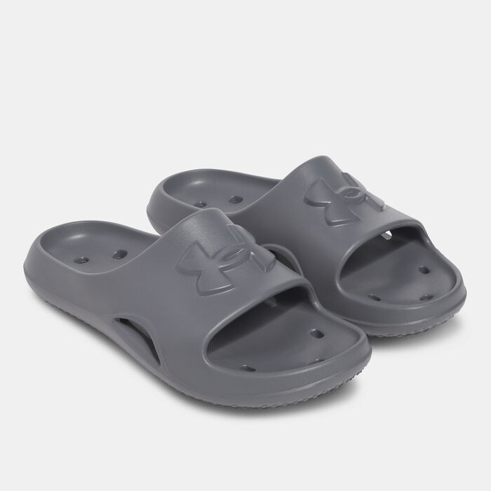 Under Armour Men's Locker V Slides Grey image number 1