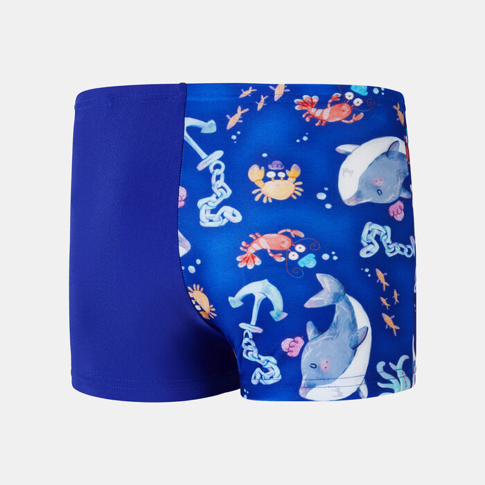 Speedo Kids' Digital Allover Swimming Shorts Blue Speedo Kids' Digital Allover Swimming Shorts Blue image number 1