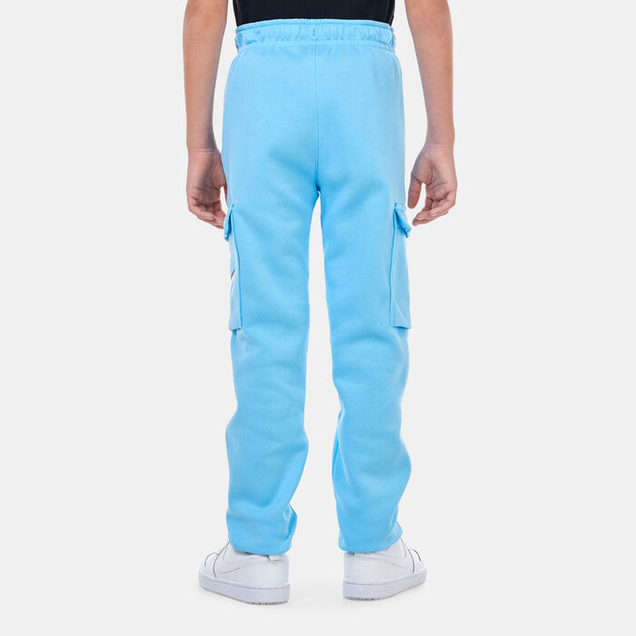 Nike Kids' Sportswear Fleece Graphic Cargo Trousers Blue Nike Kids' Sportswear Fleece Graphic Cargo Trousers Blue image number 1