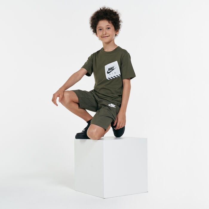 Nike Kids' Sportswear Utility T-Shirt Brown image number 2