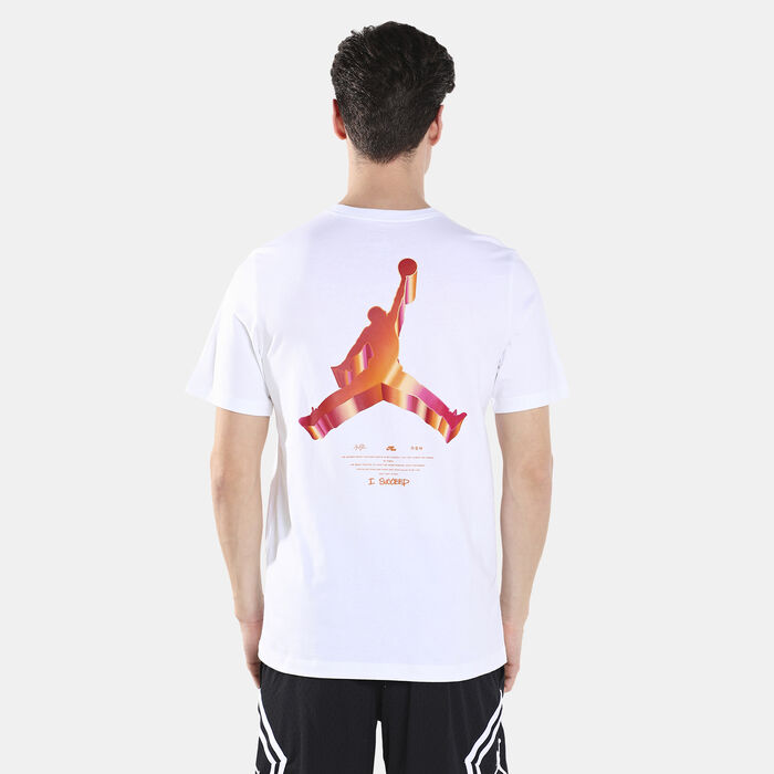 Jordan Men's Jumpman 3D T-Shirt White image number 1
