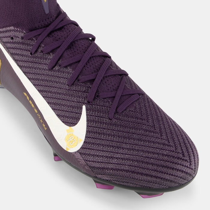 Nike Mercurial Superfly 10 Elite 'Kylian Mbappé' FG Football Shoes Purple image number 4