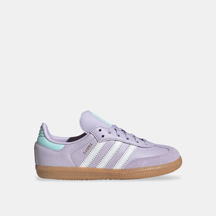 adidas Originals Kids' Samba OG Shoes Purple adidas Originals Kids' Samba OG Shoes Purple image number 0